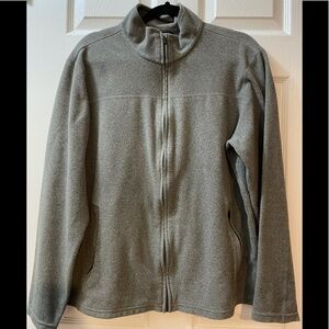 L.L. Bean Gray Zip-Up Fleece Men’s Jacket Size X-Large